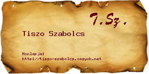 Tiszo Szabolcs névjegykártya